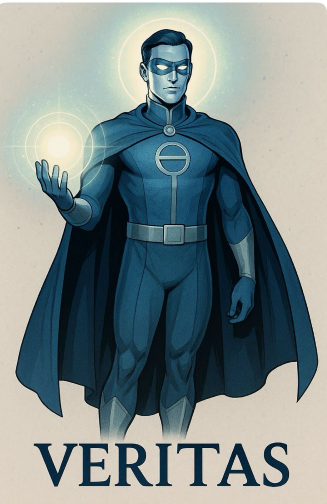 Veritas — sample superhero card